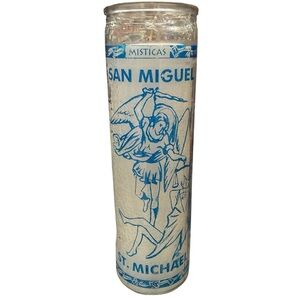 Saint Michael 7 days candle / vela blanca San Miguel de 7 dias